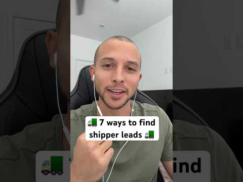 How to find shipper leads – 7 ways 🚛 #freightbroker #trucking #transportation #3pl #freightagent